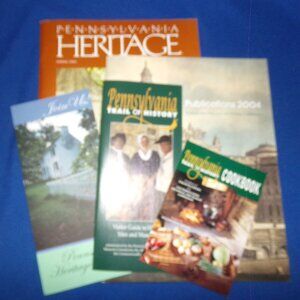 Vintage Pennsylvania Heritage Magazine & Bundled Items - Genealogy & History